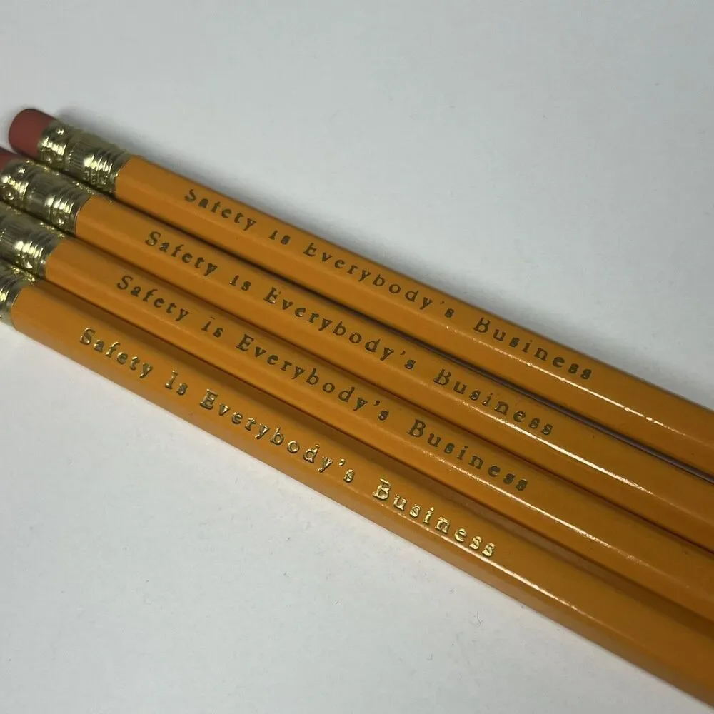 Vintage FORD MOTOR CO “Safety Is Everybody’s Business” Wood Pencils No 2